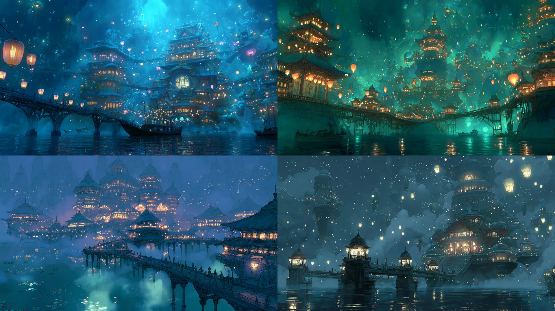 河神市场场景概念图其二