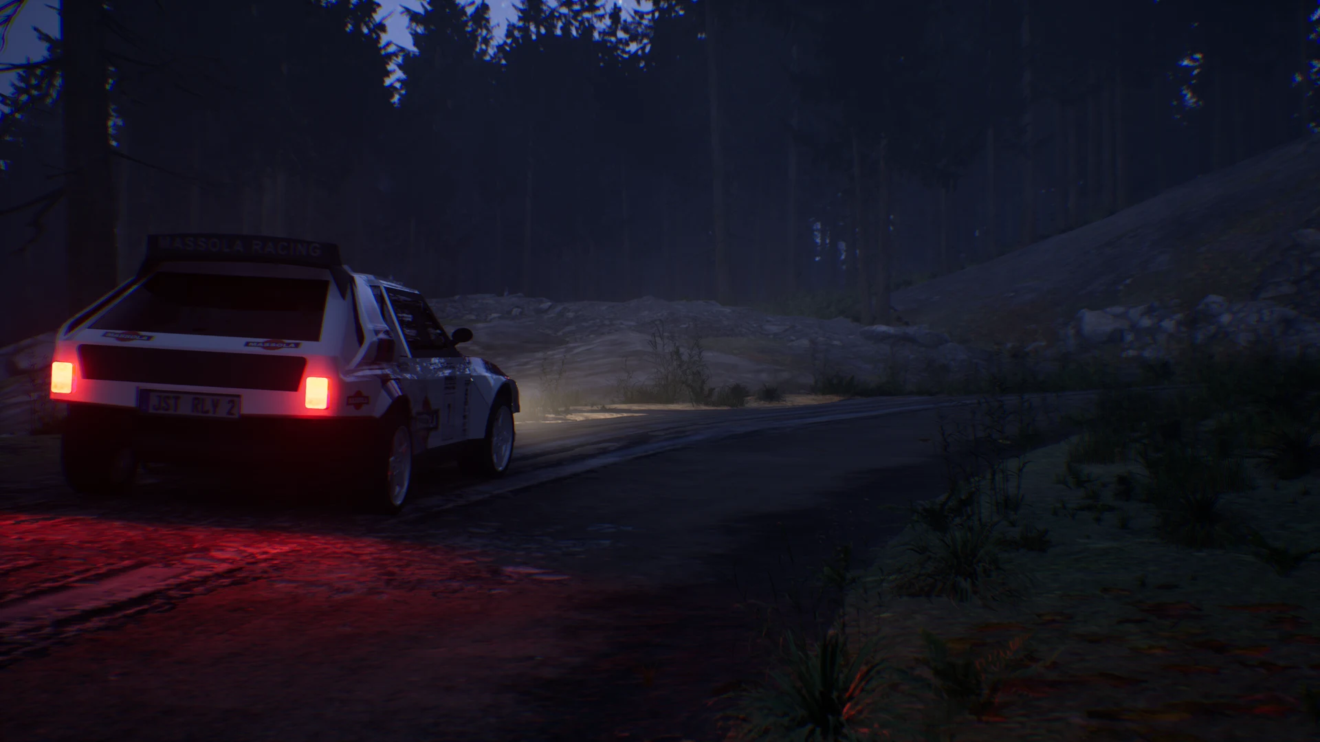 驶离 · 尾灯 / Departure · tail lights